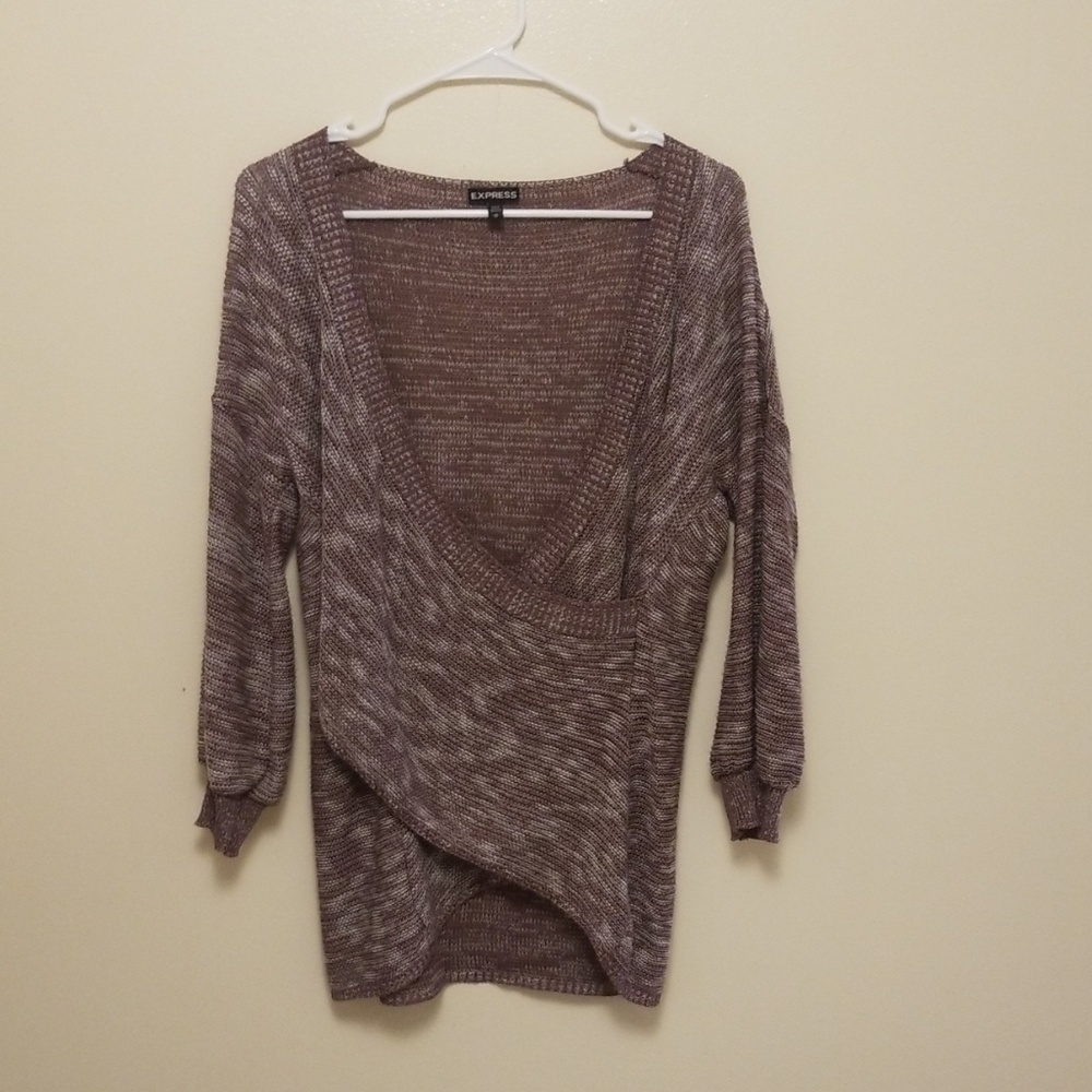 Express crisscross sweater